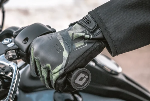 Manusi Textil/Piele Icon Hooligan™ Black/Green 3XL, 2, nordicamoto.ro