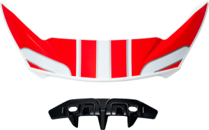 SHOEI NXR2 sisak felső spoiler, fehér/piros, 1, nordicamoto.ro