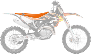 Replica Team Seat Cover Orange, 2, nordicamoto.ro