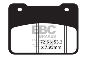 Sfa Series Organic Scooter Brake Pads, 1, nordicamoto.ro