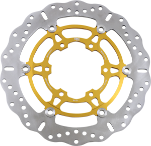 Pro-lite Xc Contour Brake Rotor Aluminum, Gold, Silver, 1, nordicamoto.ro