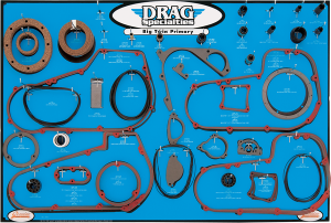 Display,gasket, Big Twin Black, Blue, White, 1, nordicamoto.ro