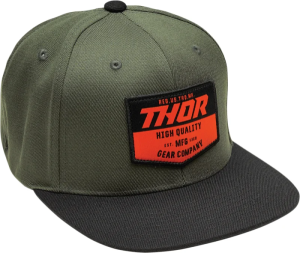 Chevron Snapback Hat Green 