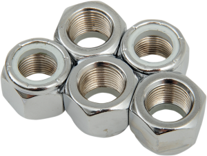 Replacement Insert Nuts Silver, 1, nordicamoto.ro