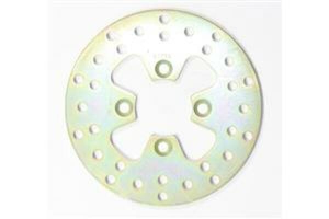 Round D-series Fixed Offroad Brake Rotor Gold, Polished Steel, Zinc, 1, nordicamoto.ro