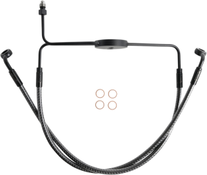 Karbonfibr Lower Brake Line Silver, Carbon Fiber, Karbonfibr Standard, 1, nordicamoto.ro