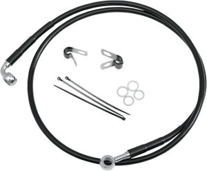 Stainless Steel Brake Line Kit Black