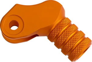 Recézett sebességváltó-csúcs, narancssárga, 20 mm (3/4'') hosszabb, 2, nordicamoto.ro