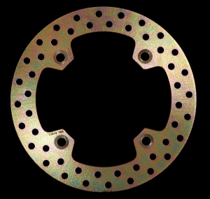 Round D-series Fixed Offroad Brake Rotor Gold, Zinc