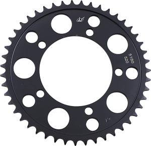 Lightweight Steel Rear Sprocket Black, Anodized, 1, nordicamoto.ro