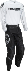 Tricou Moose Racing Qualifier White/Black L, 3, nordicamoto.ro
