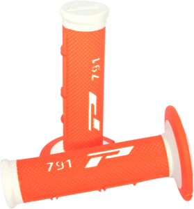 Triple Density 791 Grips Fluorescent Orange, White