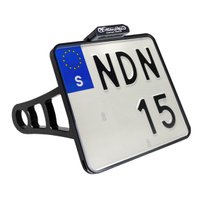 Side Mount License Plate Holder Black, 1, nordicamoto.ro