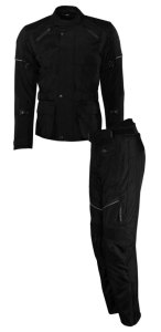 ATV-overálok, Textila Rusty Stitches Tommy fekete jumpsuit, nordicamoto.ro