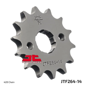 JT SPROCKETS Első lánckerék, természetes színű , nordicamoto.ro