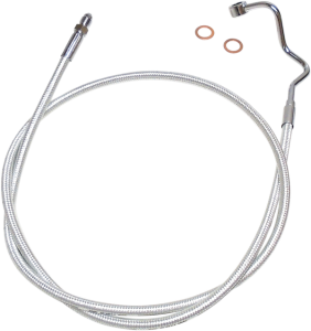 Designer Series Dot Abs-specific Mid Brake Line Kit Chrome, Sterling Chromite® Ii, 2, nordicamoto.ro
