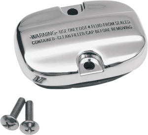 Rear Brake Master Cylinder Cover Kit Chrome