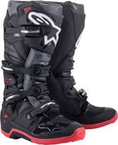 Cizme Alpinestars Tech 7 Black/Gray/Red 47, 2, nordicamoto.ro