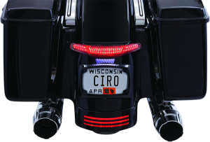 Latitude Taillight And License Plate Mount Black, 1, nordicamoto.ro