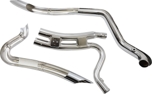 Speedster Swept Short Exhaust System Chrome, 3, nordicamoto.ro
