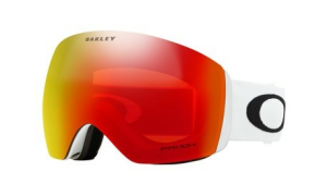 Motorkerékpár-szemüveg, Oakley Flight Deck L matt fehér Prizm Torch Iridium motoros szán szemüveg, nordicamoto.ro
