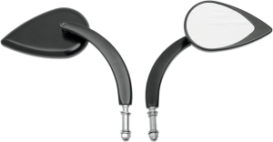 Tear Drop Mirror Matte Black