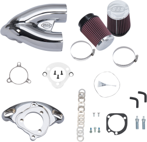 Tuned Induction Air Cleaner Silver, 1, nordicamoto.ro
