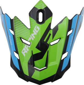 Fx-17 Holeshot Visor Peak Navy/green/blue Blue, Green
