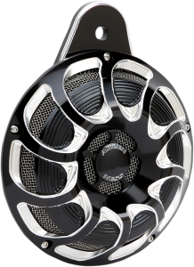 Billet Horn Kit Black, Aluminum, 1, nordicamoto.ro