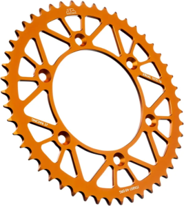 JT SPROCKETS Racelite alumínium hátsó lánckerék, narancssárga 