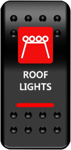 Rocker Switch Black, Red, White 