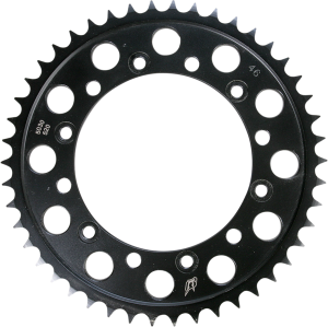 Lightweight Steel Sprocket Black, Zinc, 1, nordicamoto.ro