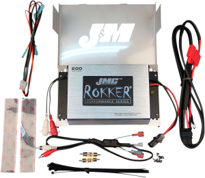 Jmc Rokker® 200 W 2-channel Amplifier Kit Black, Silver