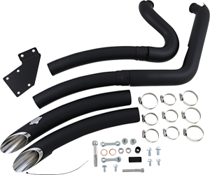 Big Radius 2:2 Exhaust System Black 