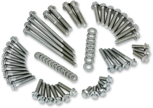 12-point Engine Fastener Kit Silver