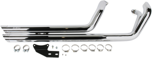 Streetrod Slashdown Exhaust System Chrome