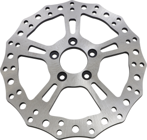 Jagged Brake Rotor Silver