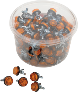 License Plate Reflectors Amber
