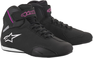 Női motoros csizma, Alpinestars Stella Sektor női csizma, fekete/rózsaszín, nordicamoto.ro