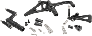 Foot Controls Rear Sets Bolt-on Black