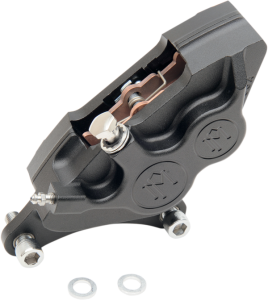 Four-piston Differential-bore Caliper Black, Matte