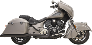True Dual Exhaust System Black, 1, nordicamoto.ro