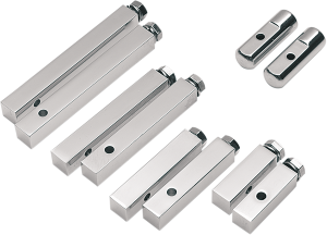 5/8(r) Square Footpeg Mounting Blocks Chrome 16 mm (5/8'), 1, nordicamoto.ro