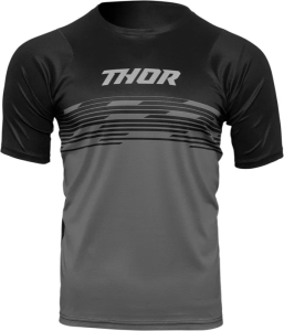 Tricou MTB Thor Assist Shiver Black/Gray