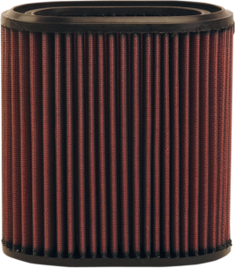 High Flow Air Filter Red, Black