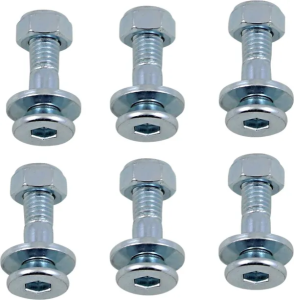 MOOSE RACING Sprocket Lock Bolt Kit Silver, 1, nordicamoto.ro