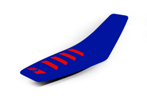 Onegripper tok, bordázott, kék/piros, nordicamoto.ro