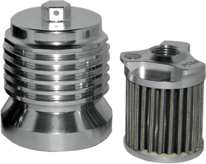 Flo® Oil Filter Silver, 2, nordicamoto.ro