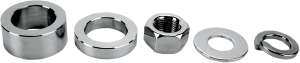 Axle Spacer/nut Kit Silver, 1, nordicamoto.ro