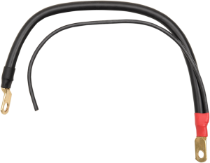 Battery Cable With Auxiliary Wire Black, 2, nordicamoto.ro